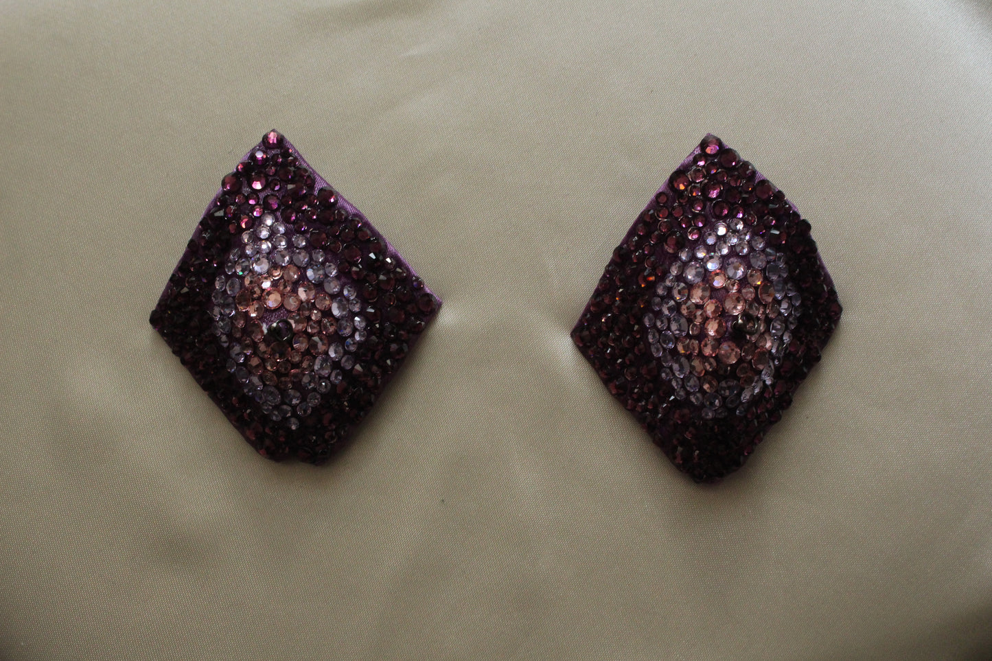Embellished Diamond Purple Pasties